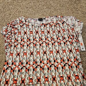Stylish Geometric Print Women's Top